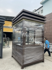 五臺鋼結構直角崗亭 送貨 四川省南充市項目
